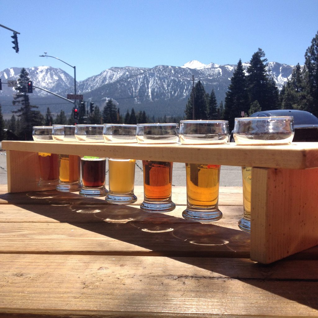 Mammoth Brewing Company Beer Flight